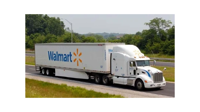 Walmart fleet truck — preferred service provider